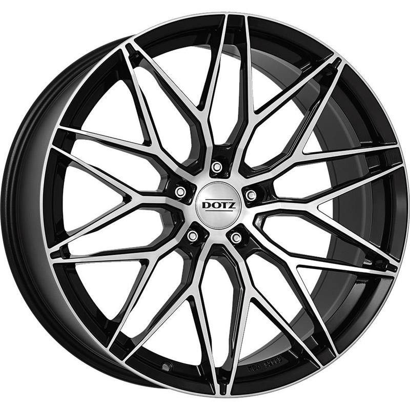 Dotz Suzuka dark Black/polished J10 R20 5X112 ET28 CB70.1