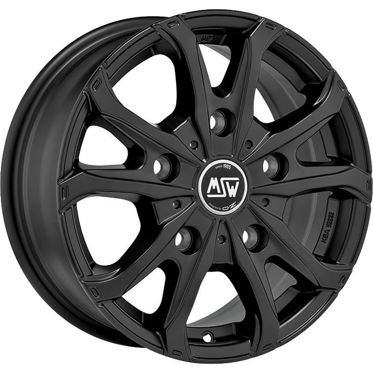 MSW 48 Van Matt Black J7 R16 5X108 ET46 CB65.1