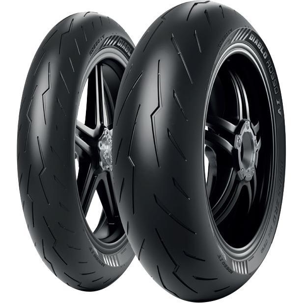 190/55ZR17 Pirelli DIABLO ROSSO IV 75W TL SPORT TOURING & TRACK Rear
