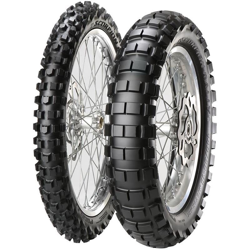 140/80-18 Pirelli SCORPION RALLY 70R TT ENDURO ON/OFF Rear M+S Race